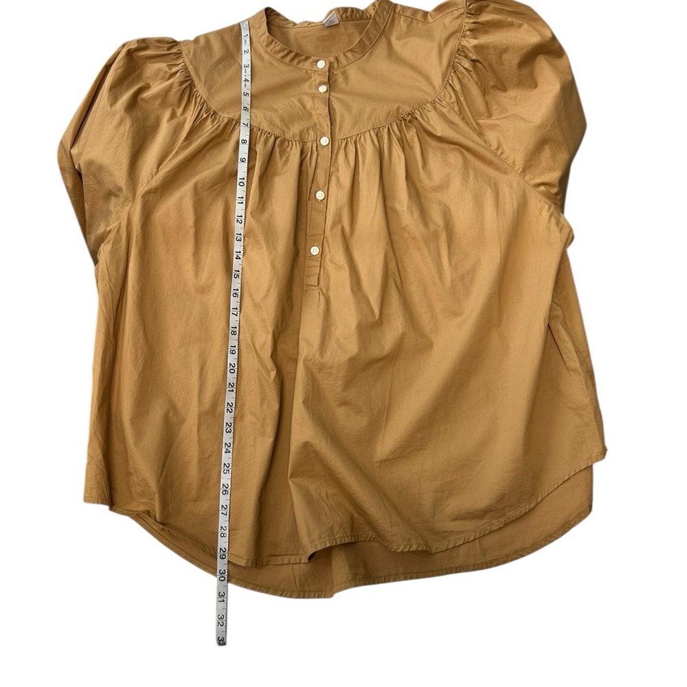Old Navy Women's Brown Button-Up Blouse - Picture 8 of 9